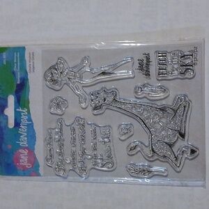 Giraffe Wisdom Clear Stamp Set